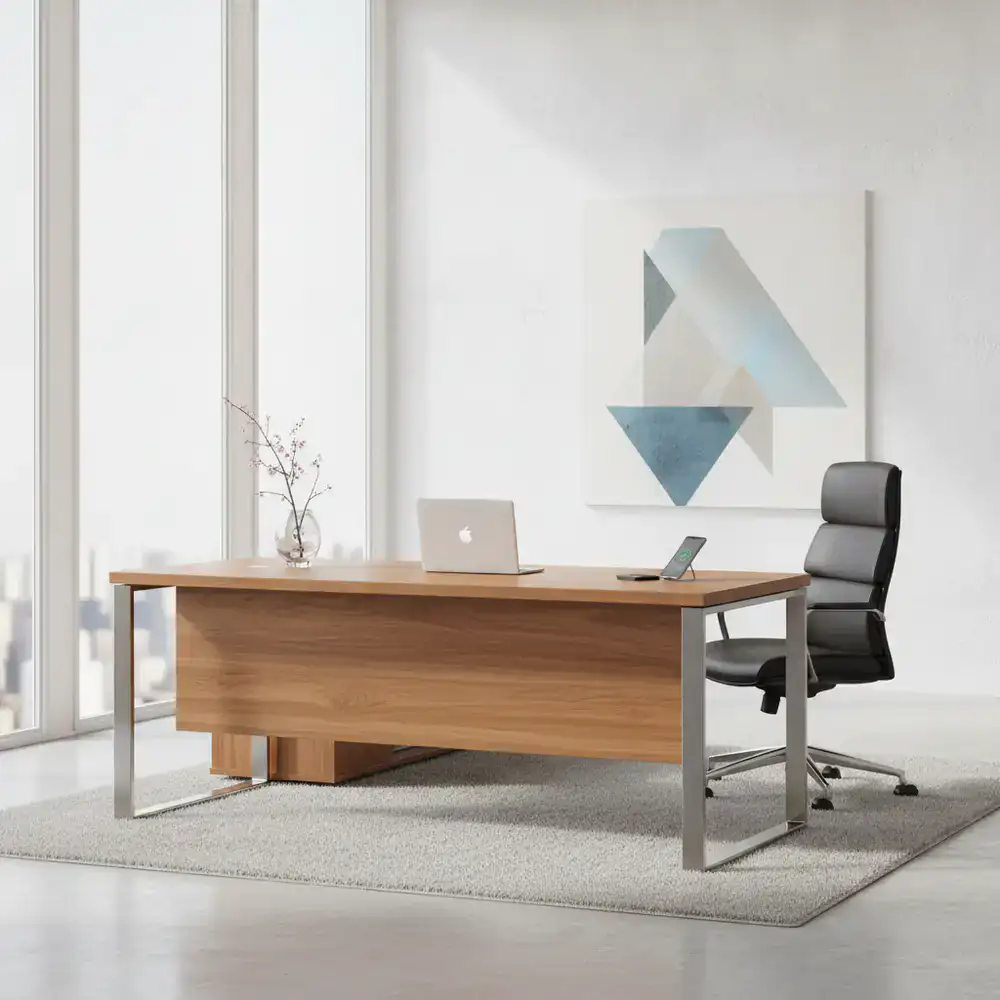 The Gulshan Executive Desk in a modern office setup